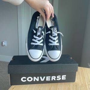 NEW black converse
